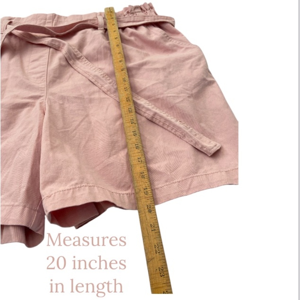 3X George 100% Cotton Paperbag Shorts - Picture 15 of 16